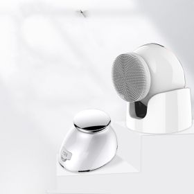 Electric Face Washing Instrument Ultrasonic Beauty Instrument (Color: White)