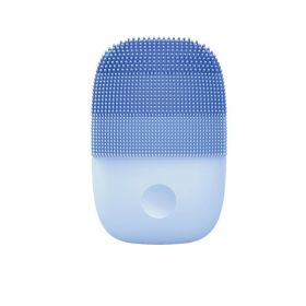 Electric facial cleanser (Color: Blue)