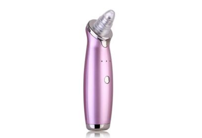 Blackhead Instrument Electric Suction Facial Washing Instrument Beauty Acne Cleaning Blackhead Suction Instrument (Option: Rose gold)