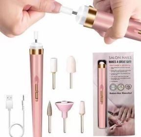 New Home Nail Grinder Special Nail Polisher (Option: Pink-USB)