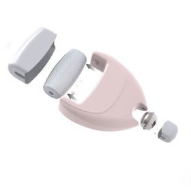 Ice Compress Eye Face Massage Heart Shaped Ice Roller (Color: Pink)