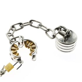 Teeth Stainless Steel Toys With Thorns (Option: Chastity lock)