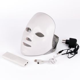 Beauty Instrument Beauty Skin Mask Instrument Seven-color Photon Rejuvenation (Option: Without original packaging-US)