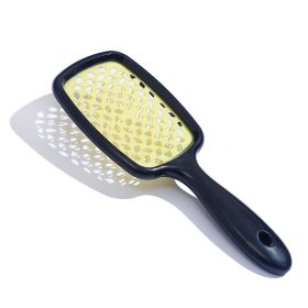 Children's Hollow Diamond Massage Comb (Color: Black)